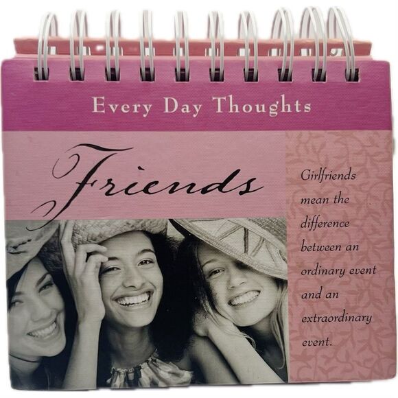 Friends quote a day desk spiral bound calendar - Picture 1 of 4